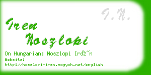 iren noszlopi business card